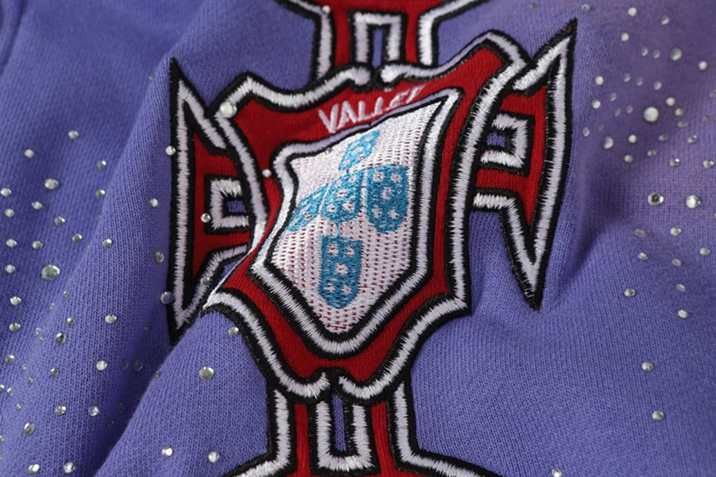 VALLEY Dreams Rhinestone Zip Hoodie — detail