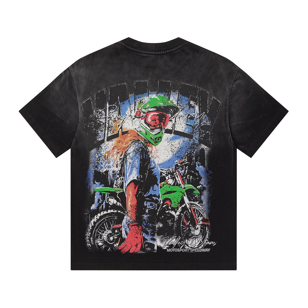 VALLEY Motorsport Speedway Graphic T-Shirt — back