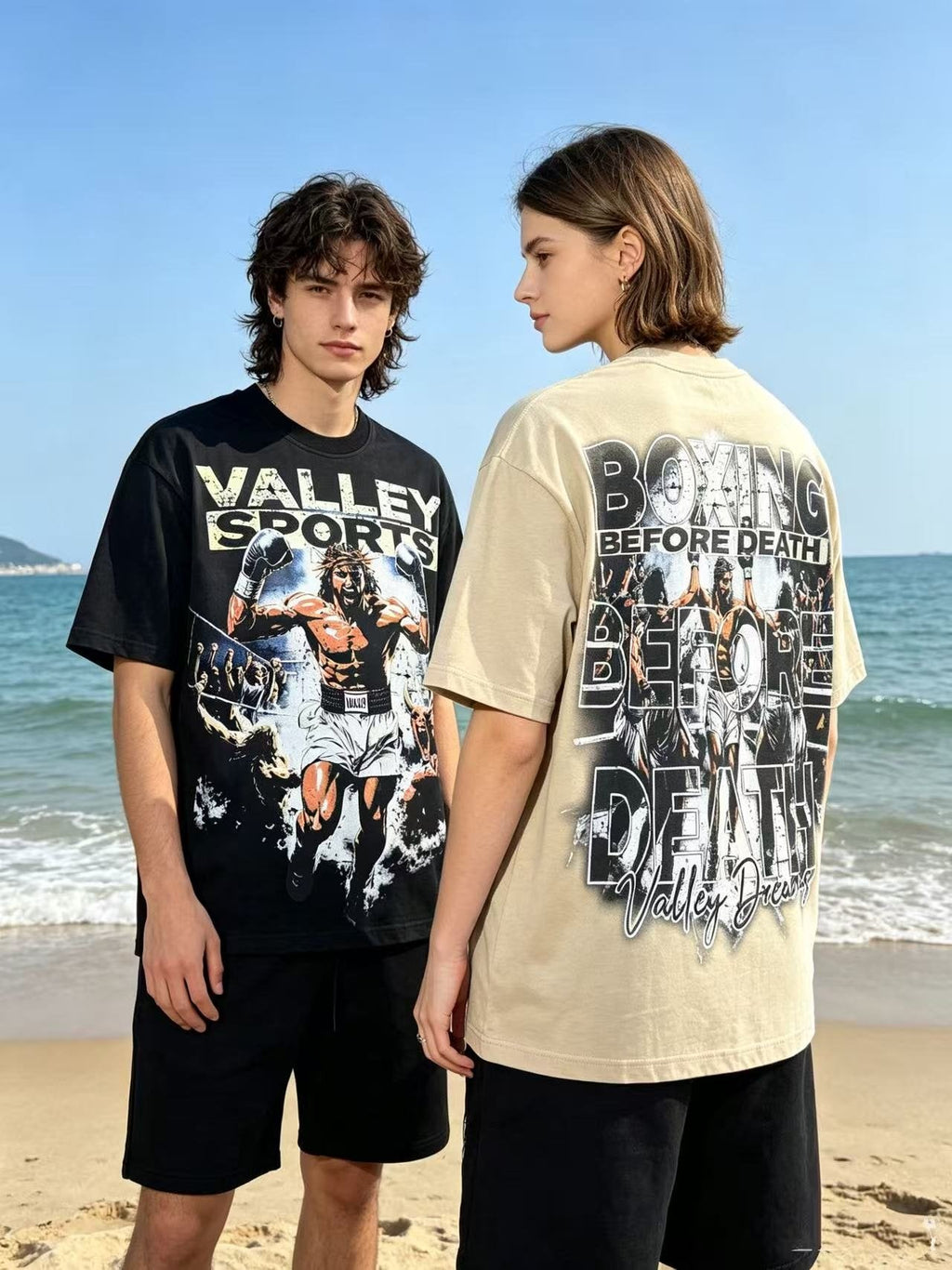 VALLEY Boxing Before Death Graphic T-Shirt — context