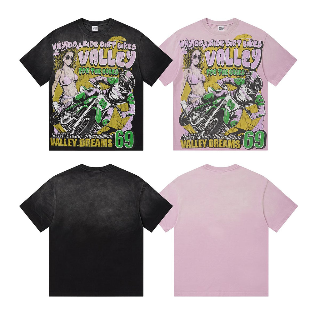 VALLEY Dirt Bike Racing Graphic T-Shirt — comparison