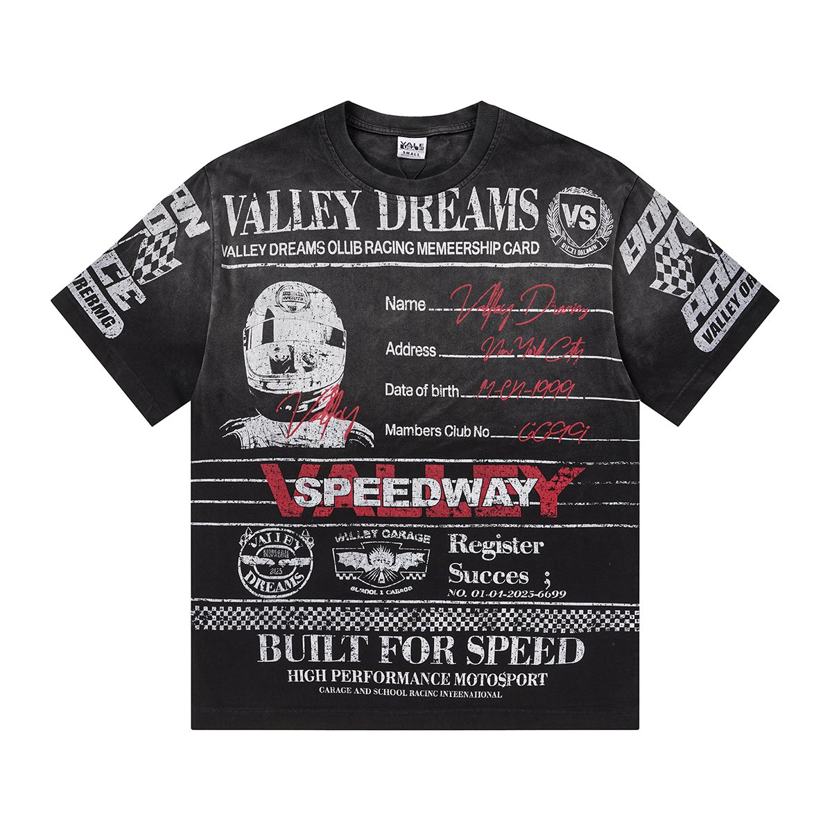 VALLEY Speedway Racing Graphic T-Shirt — hero