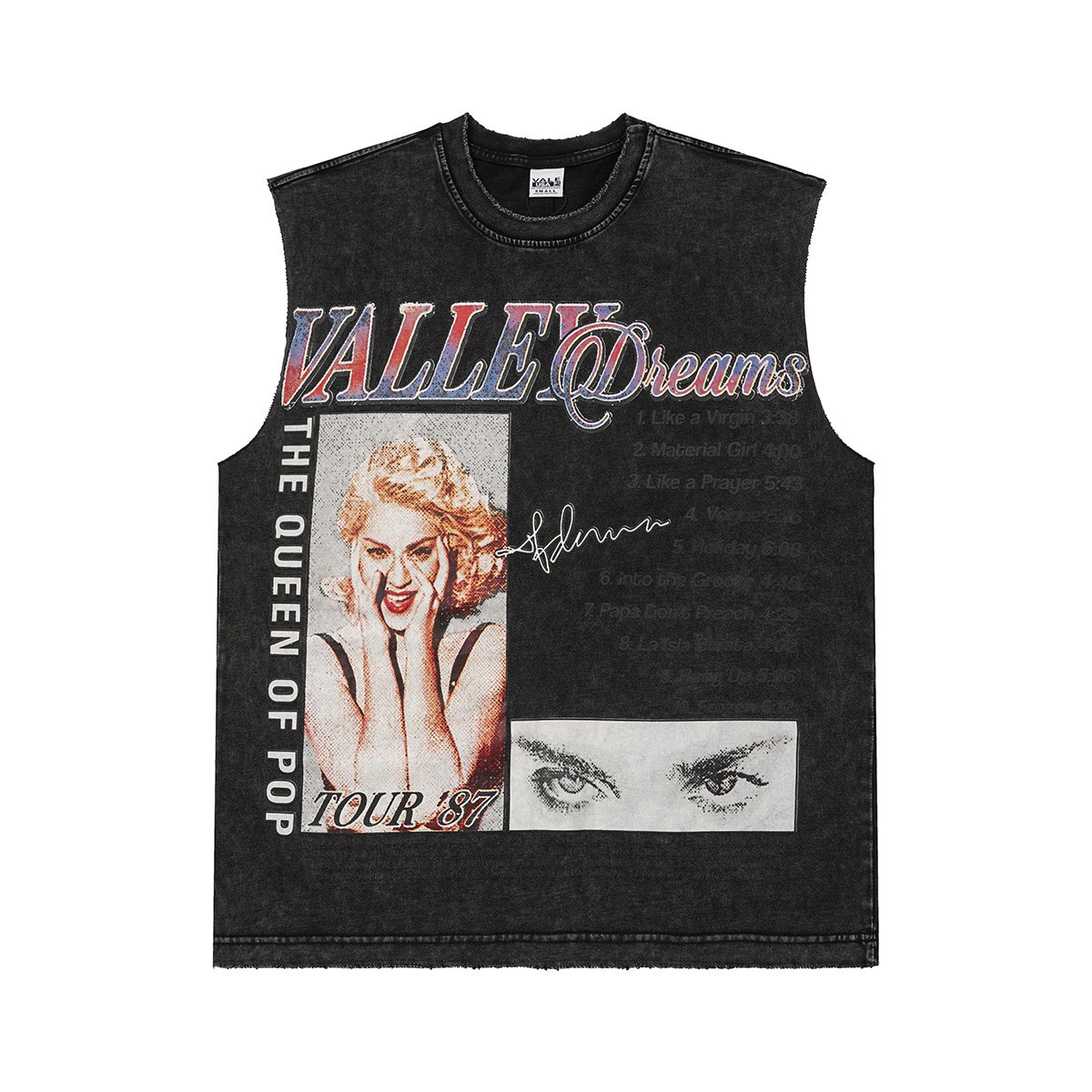 VALLEY Dreams Graphic Sleeveless T-Shirt — front