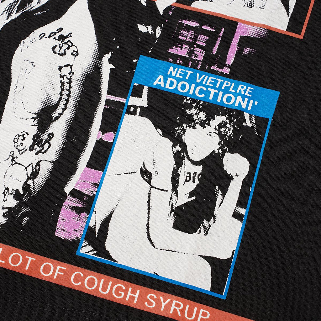 THAT'S A AWFUL LOT OF COUGH SYRUP News Network Graphic T-Shirt — detail