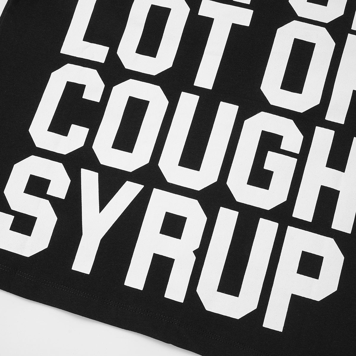 THAT'S A AWFUL LOT OF COUGH SYRUP News Network Graphic T-Shirt — detail