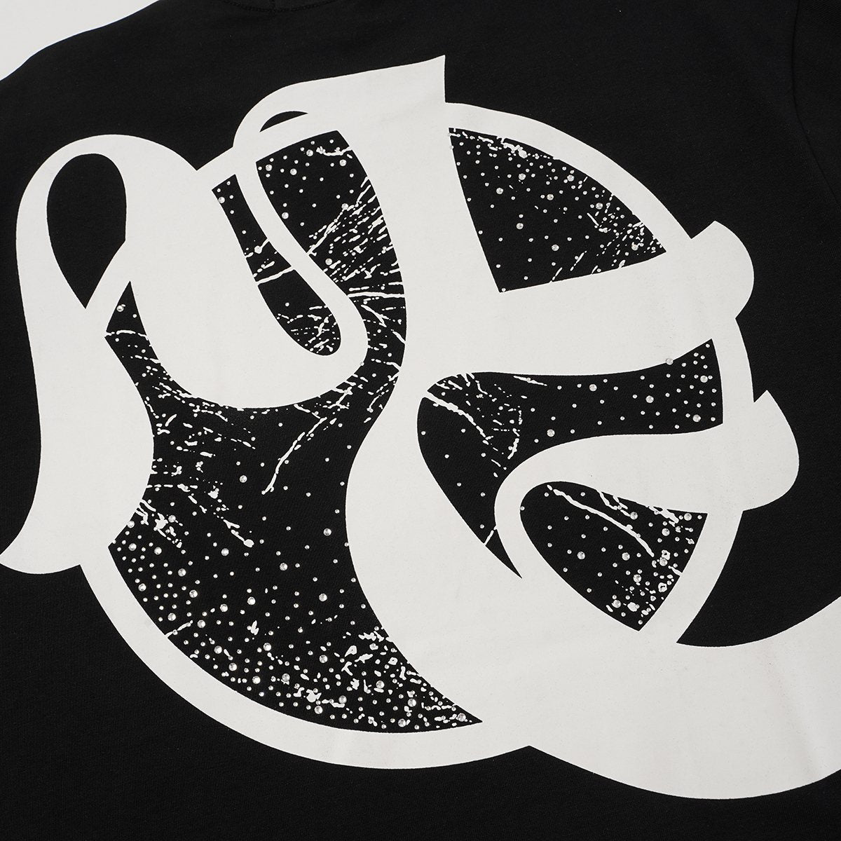MIXED EMOTION Rhinestone Graphic Short-Sleeve T-Shirt — detail