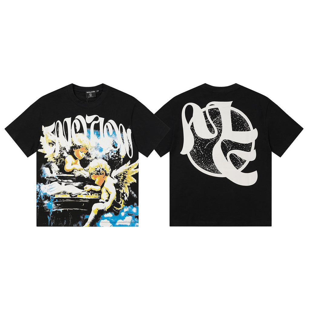 MIXED EMOTION Rhinestone Graphic Short-Sleeve T-Shirt — hero