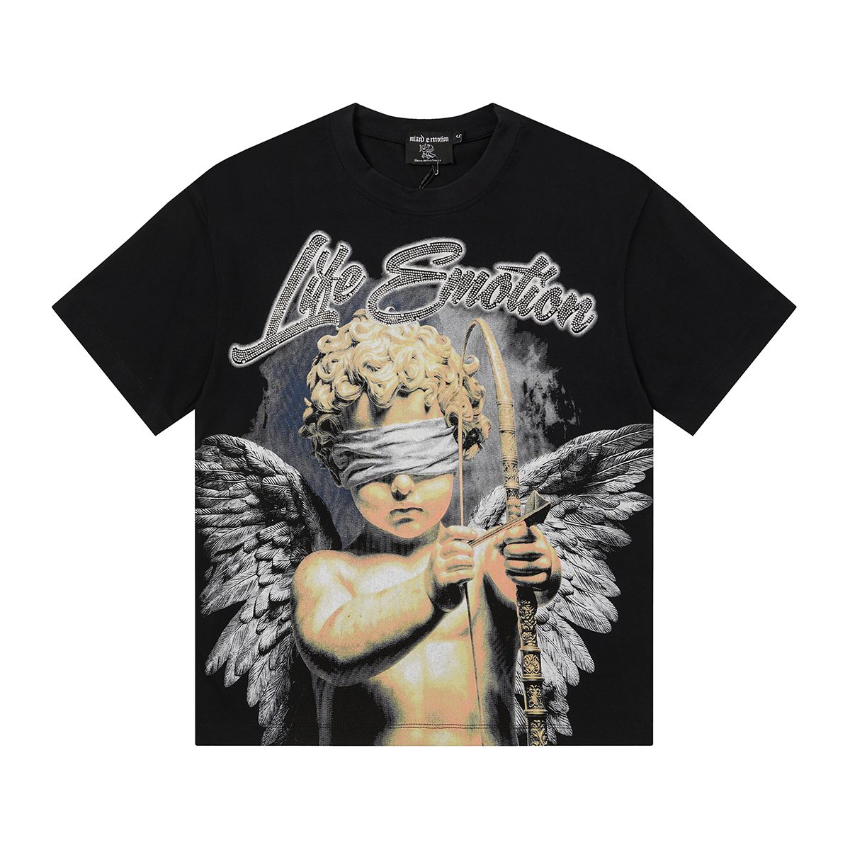 MIXED EMOTION Angel Graphic Short-Sleeve T-Shirt — hero