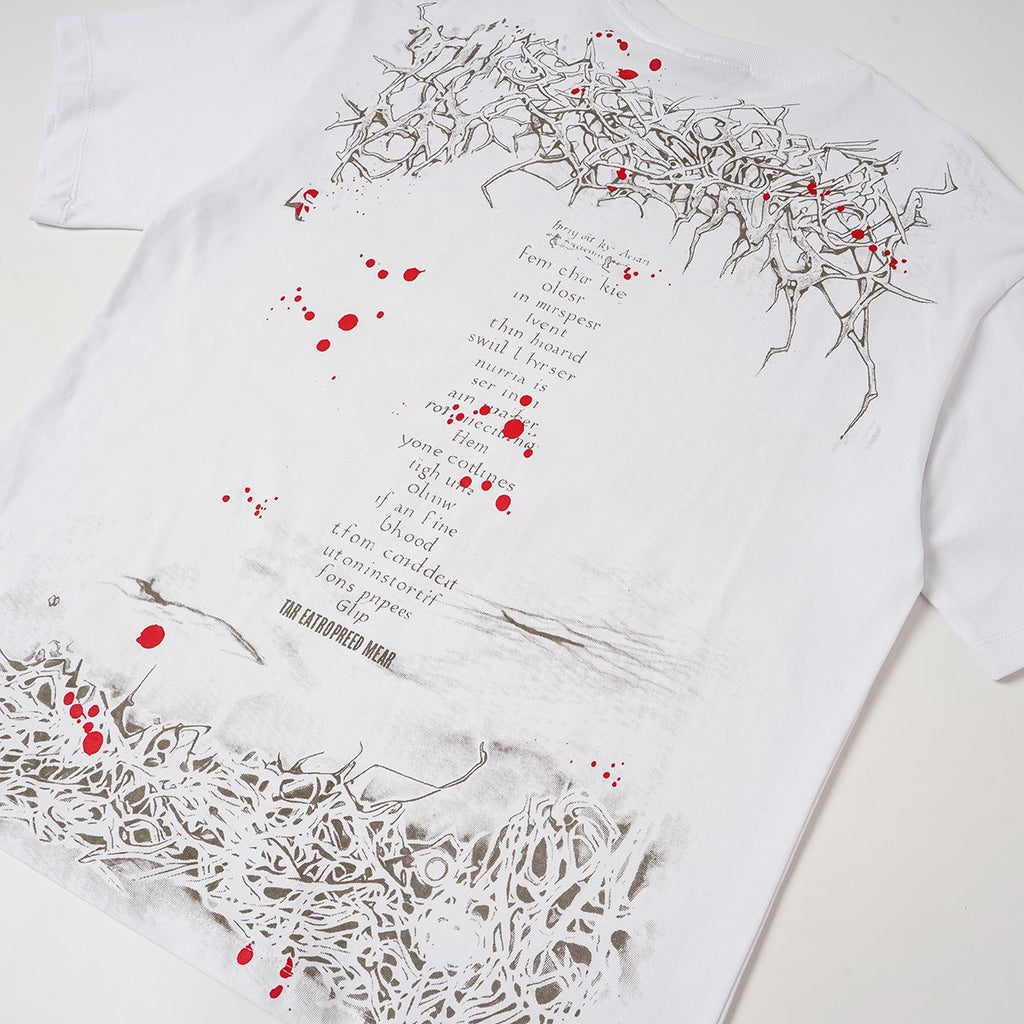 Hellstar Ivory White NFC Detail Short-Sleeve T-Shirt — detail