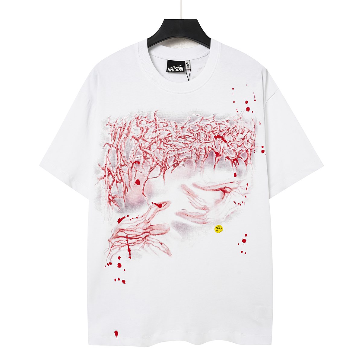 Hellstar Ivory White NFC Detail Short-Sleeve T-Shirt — hero
