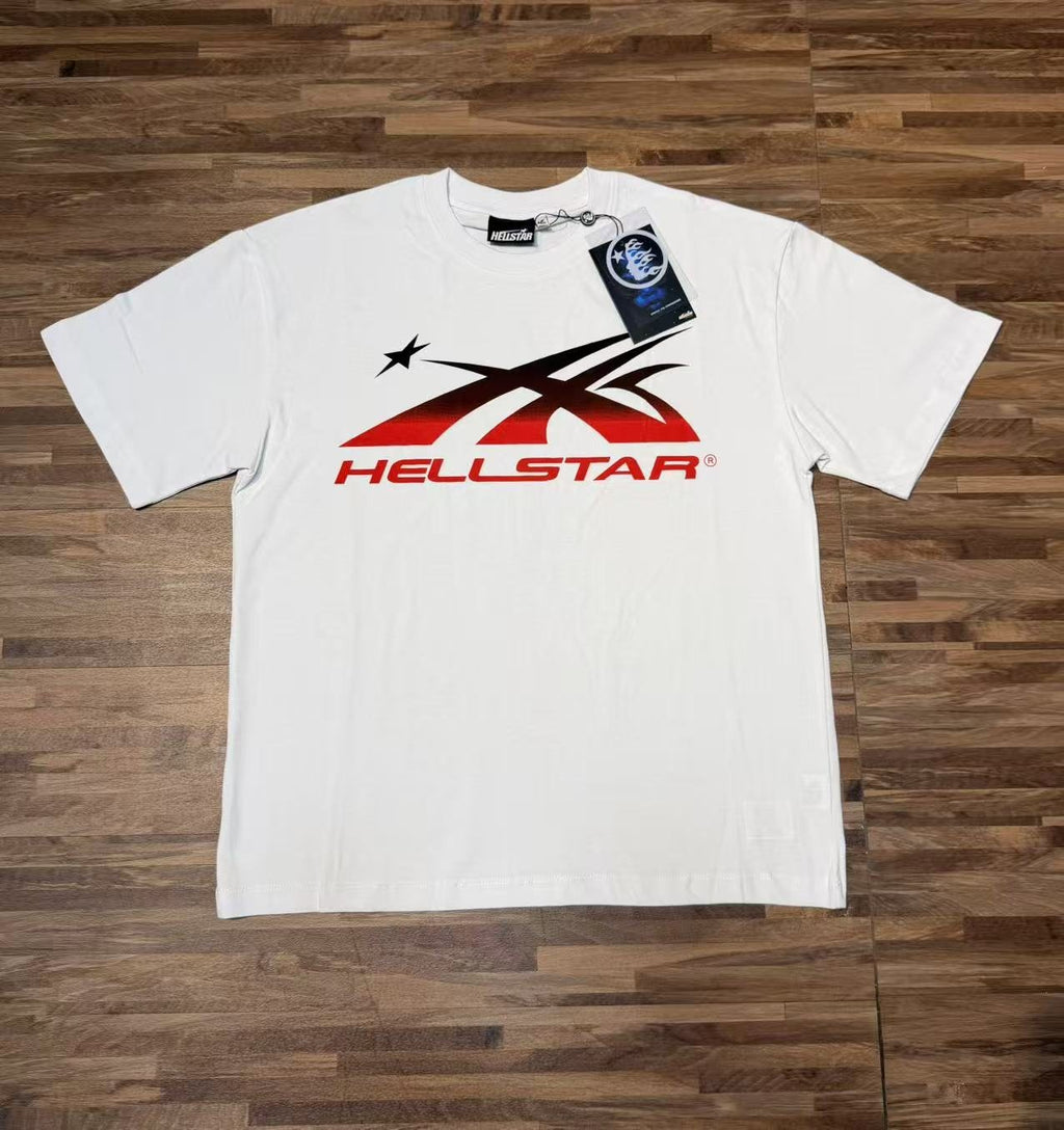 Hellstar Black & Red Graphic Short-Sleeve T-Shirt — front