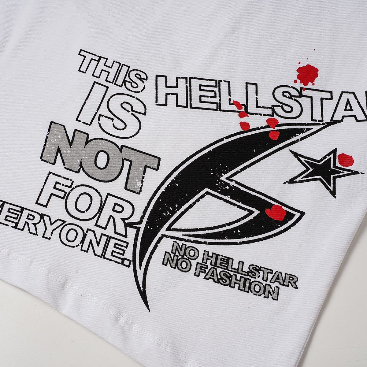 Hellstar Not For Everyone Graphic T-Shirt — detail