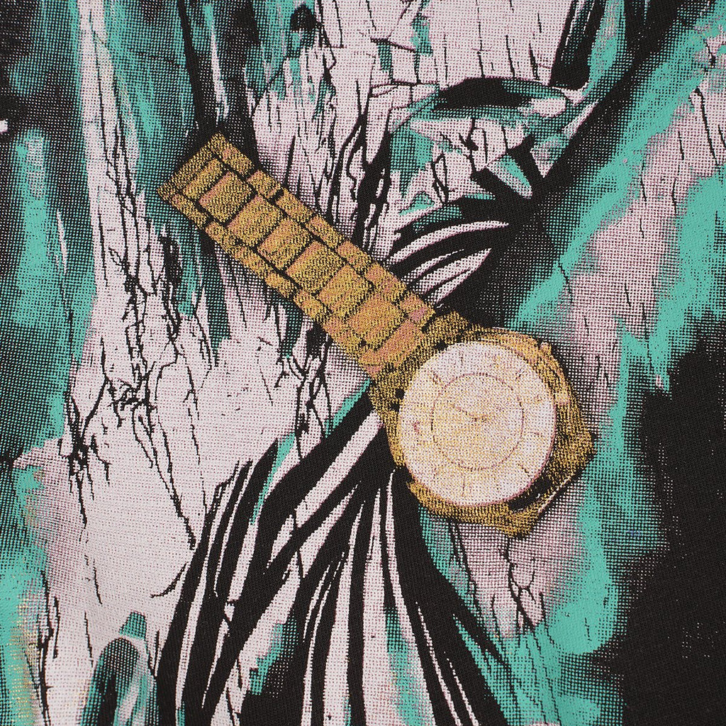 Godspeed Statue & Eye Graphic Short-Sleeve T-Shirt — detail