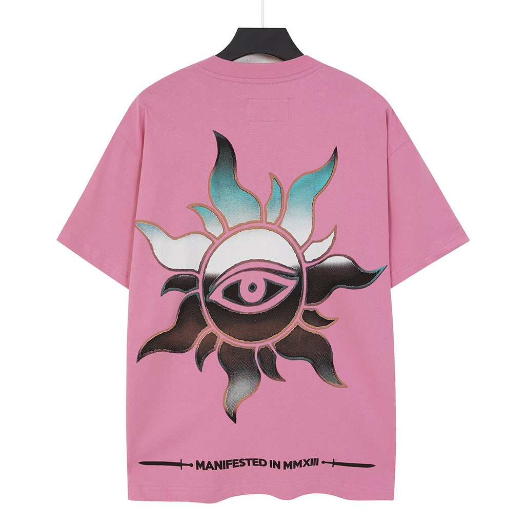 Godspeed Statue & Eye Graphic Short-Sleeve T-Shirt — back