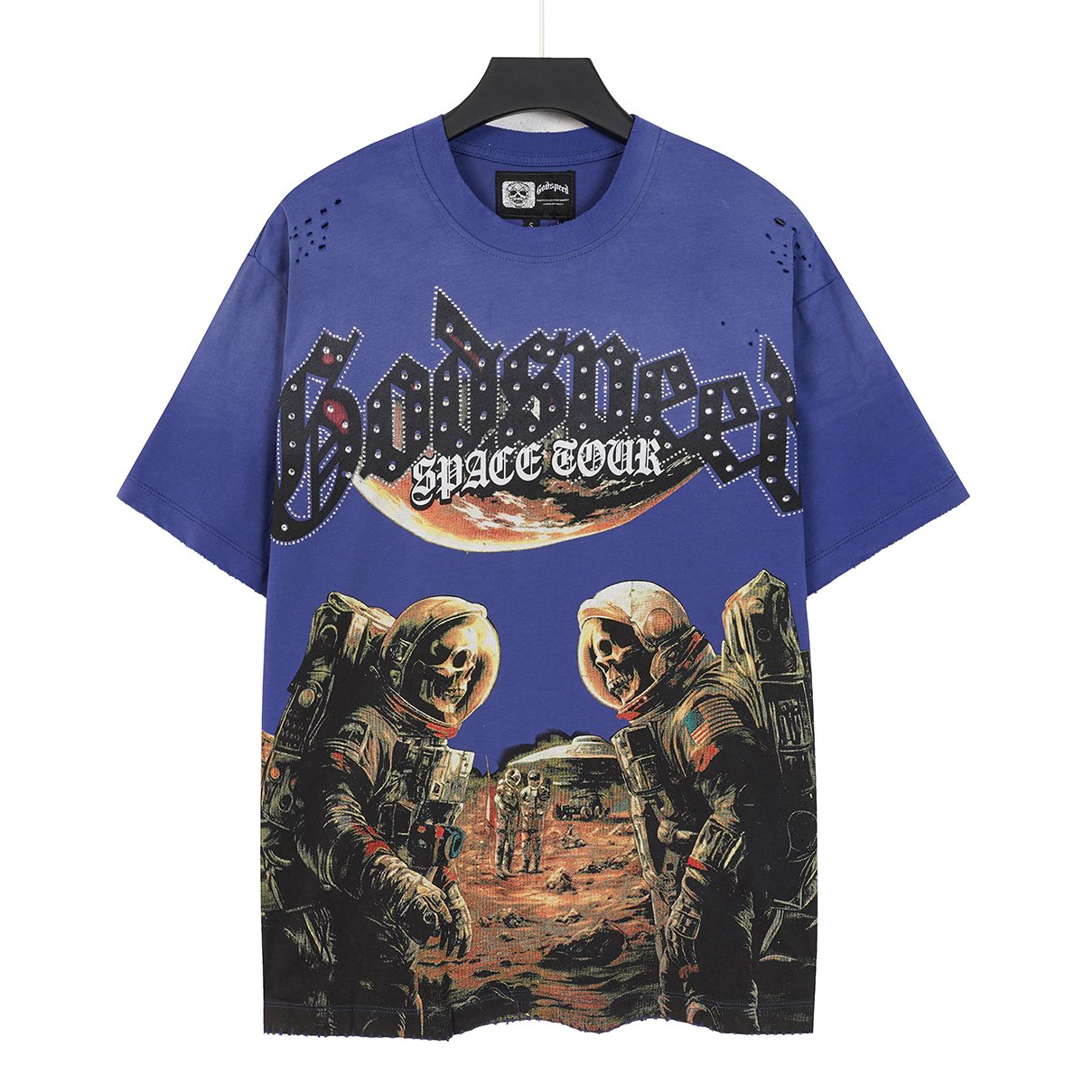 Godspeed Space Tour Astronaut Graphic Short-Sleeve T-Shirt — front