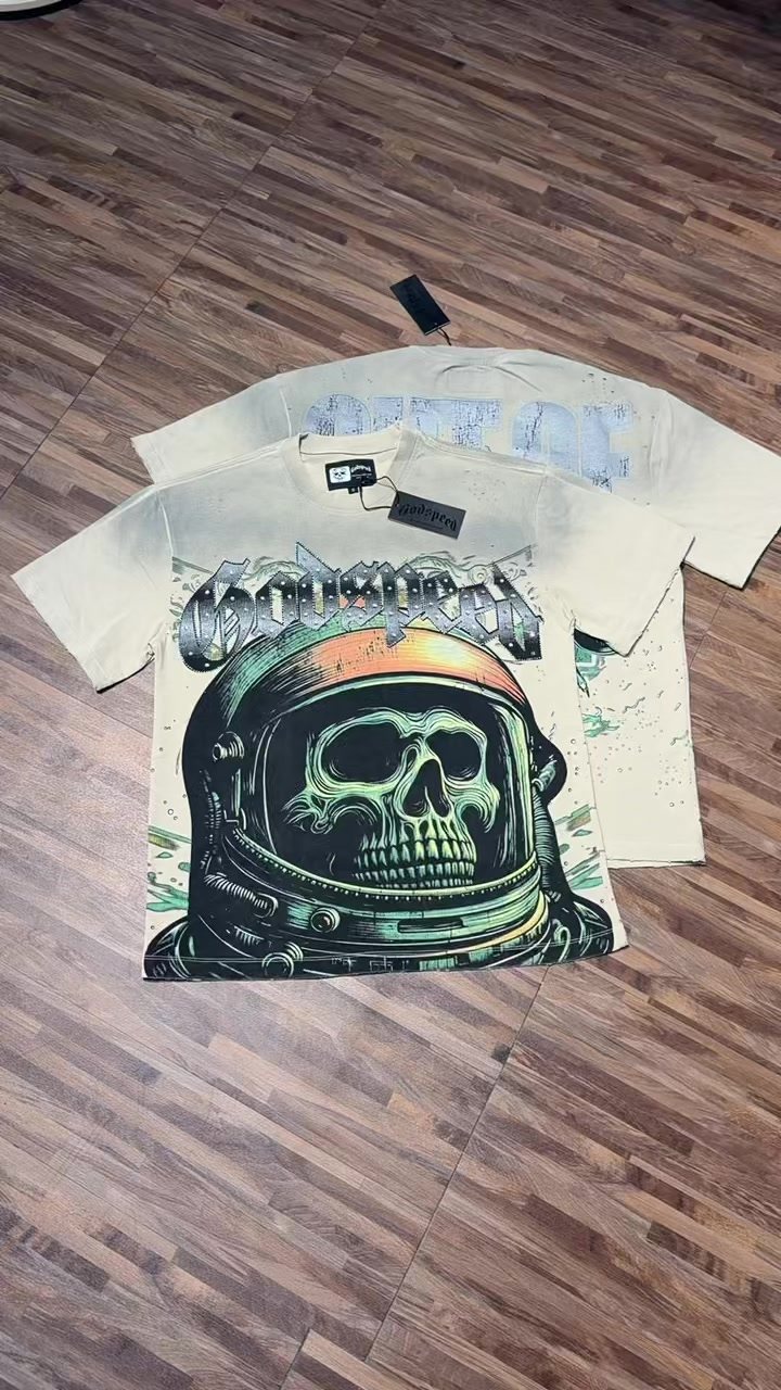 Godspeed Out of One Skull Graphic T-Shirt — context