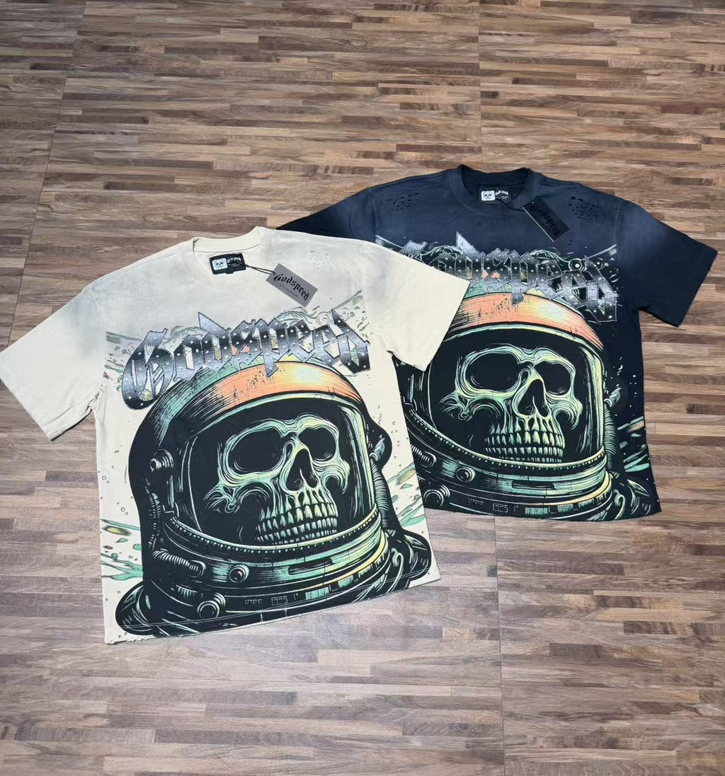 Godspeed Out of One Skull Graphic T-Shirt — context