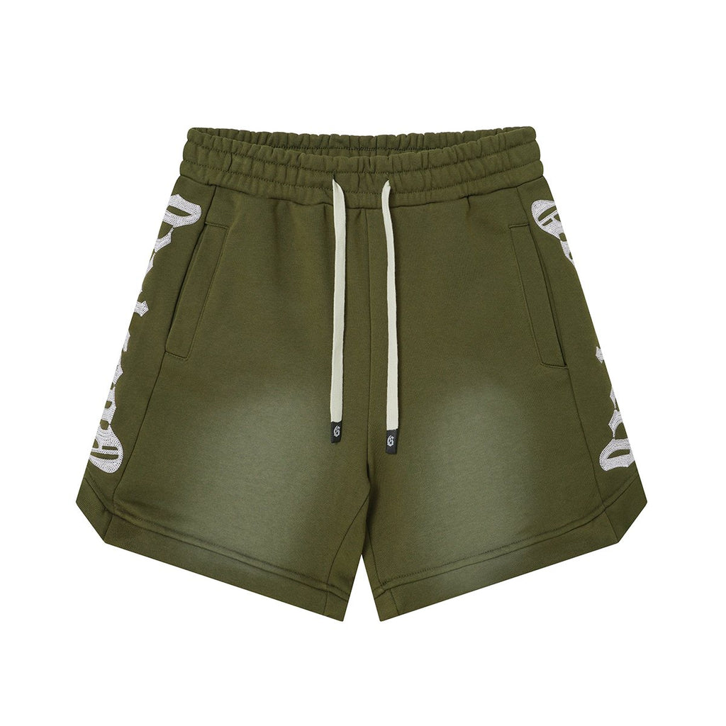 Godspeed Washed Drawstring Shorts — front