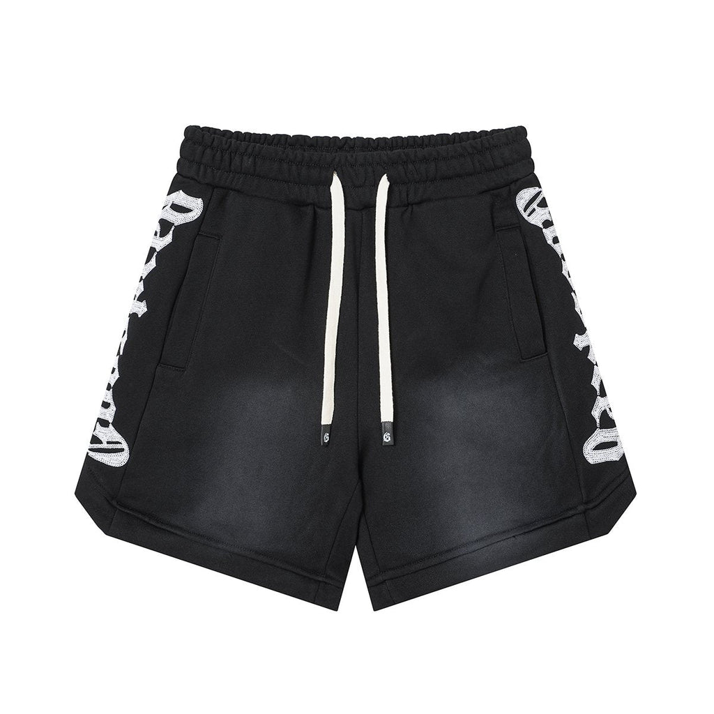 Godspeed Washed Drawstring Shorts — front
