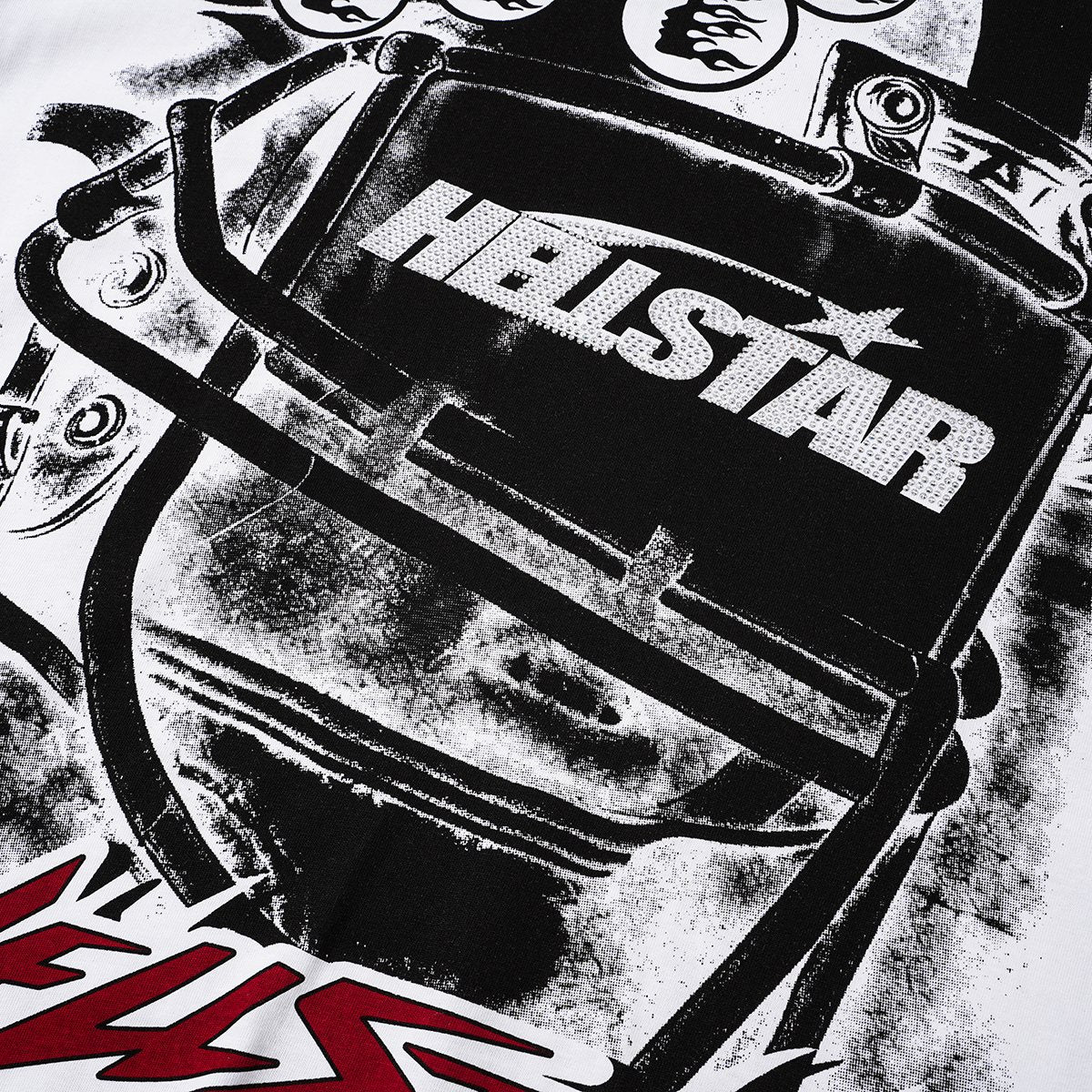 Hellstar No Guts No Glory Graphic T-Shirt — detail