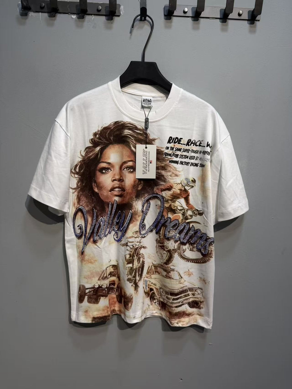 VALLEY Rhinestone Dreams Graphic T-Shirt — front