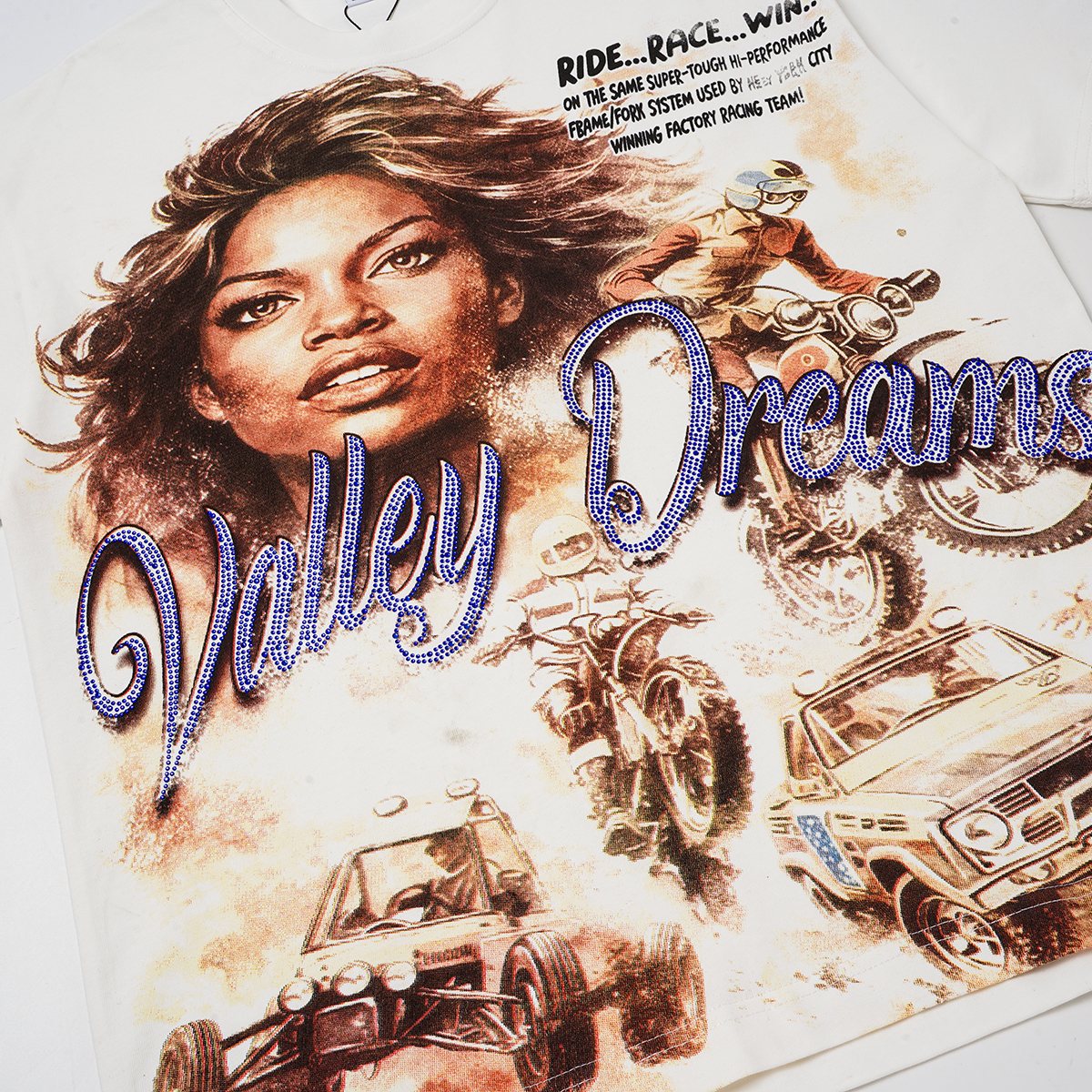 VALLEY Rhinestone Dreams Graphic T-Shirt — detail