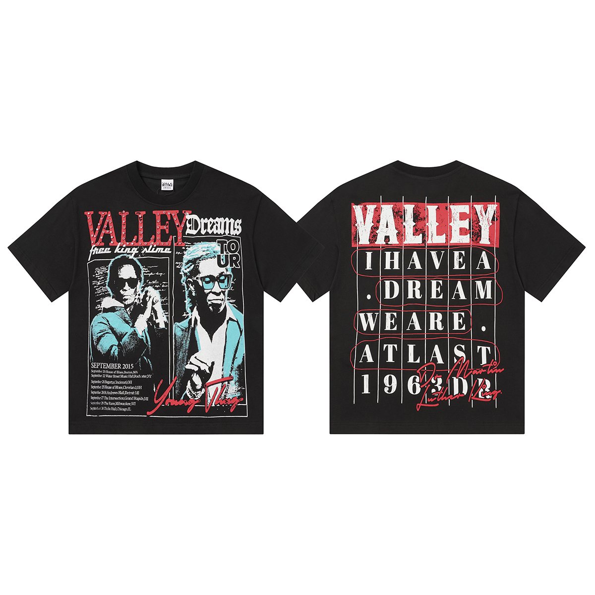 VALLEY Dreams Tour Rhinestone Graphic T-Shirt — hero