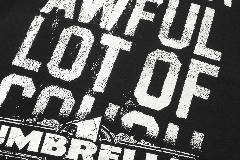 THAT'S A AWFUL LOT OF COUGH SYRUP Front & Back Graphic T-Shirt — detail