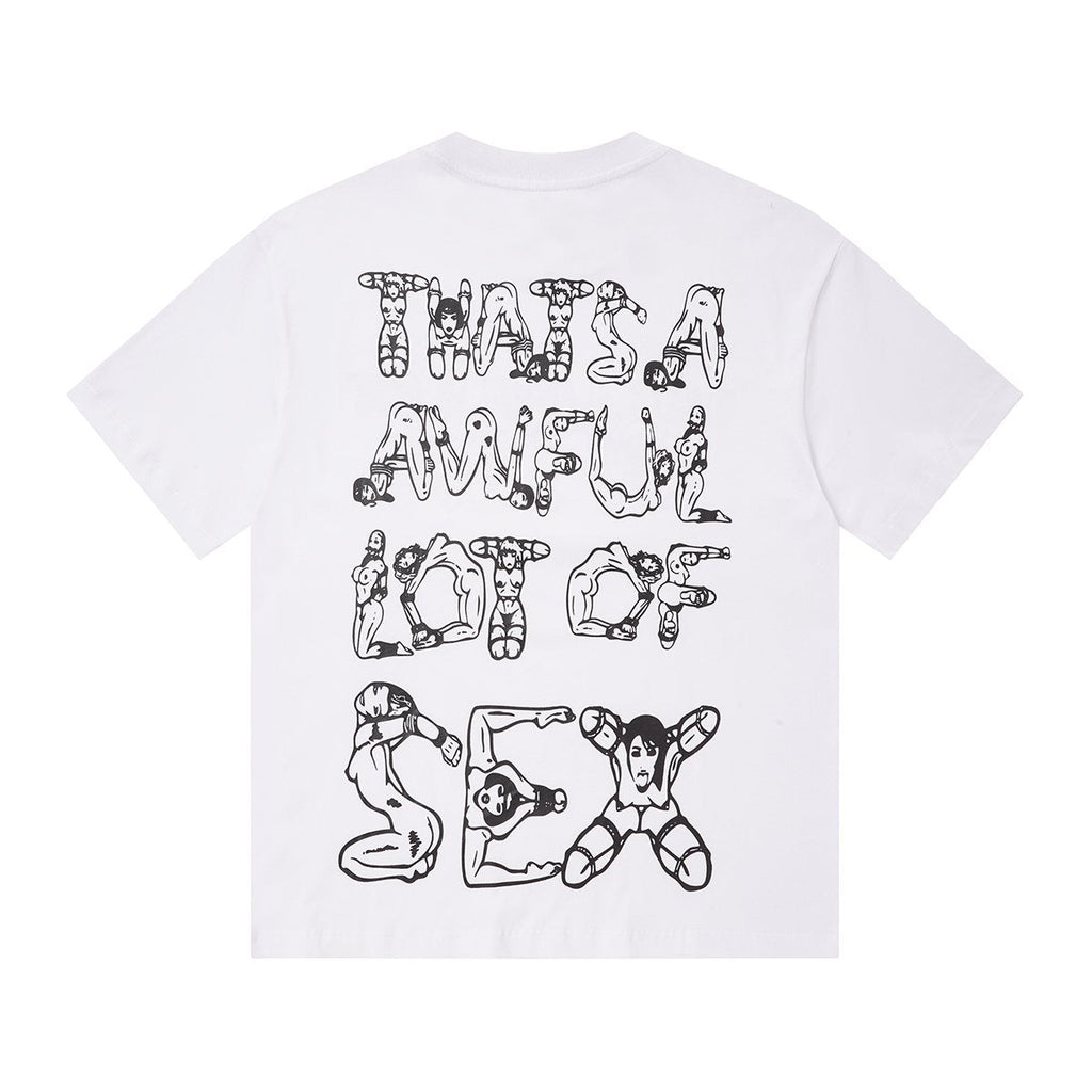 THAT'S A AWFUL LOT OF COUGH SYRUP Front & Back Graphic T-Shirt — back