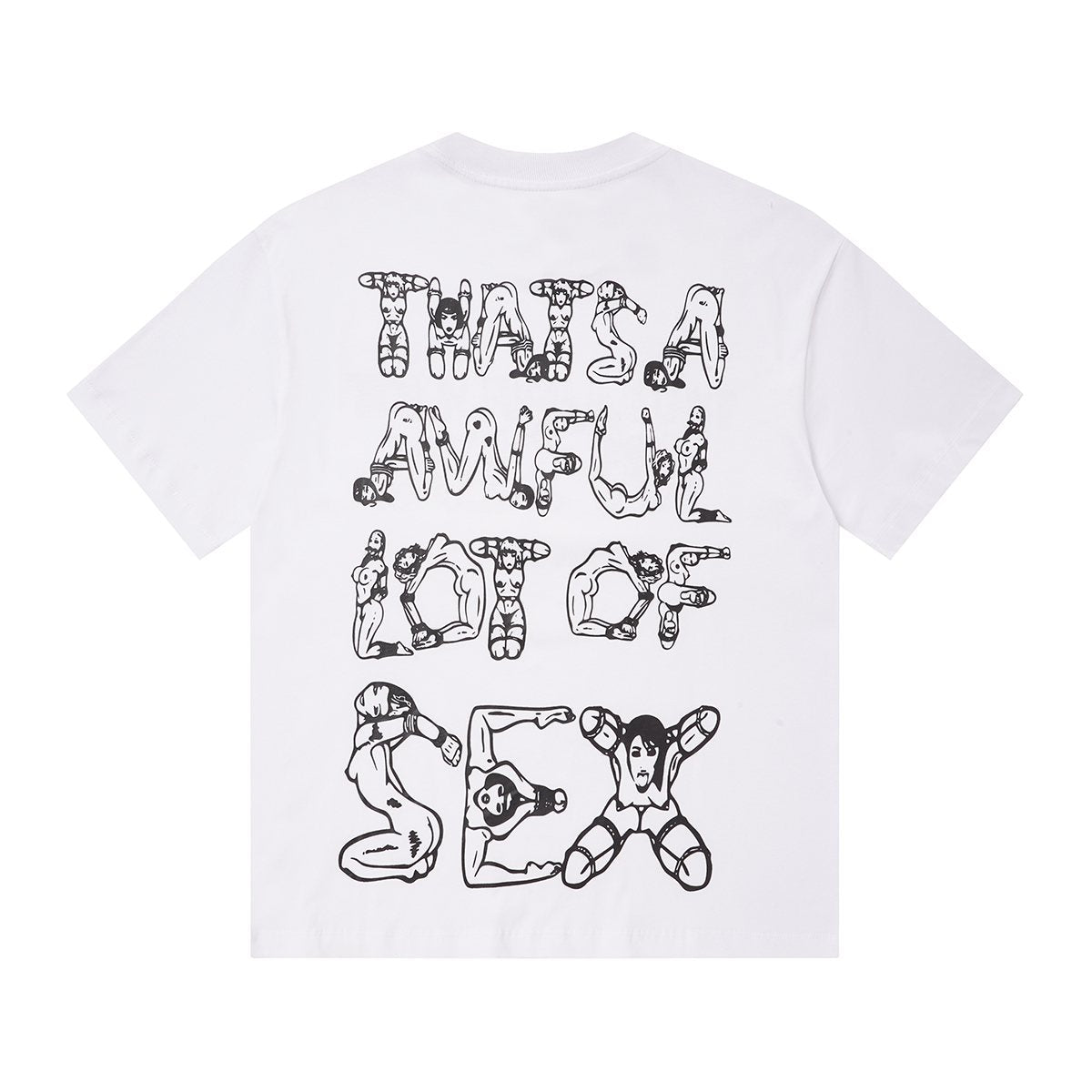 THAT'S A AWFUL LOT OF COUGH SYRUP Front & Back Graphic T-Shirt — back