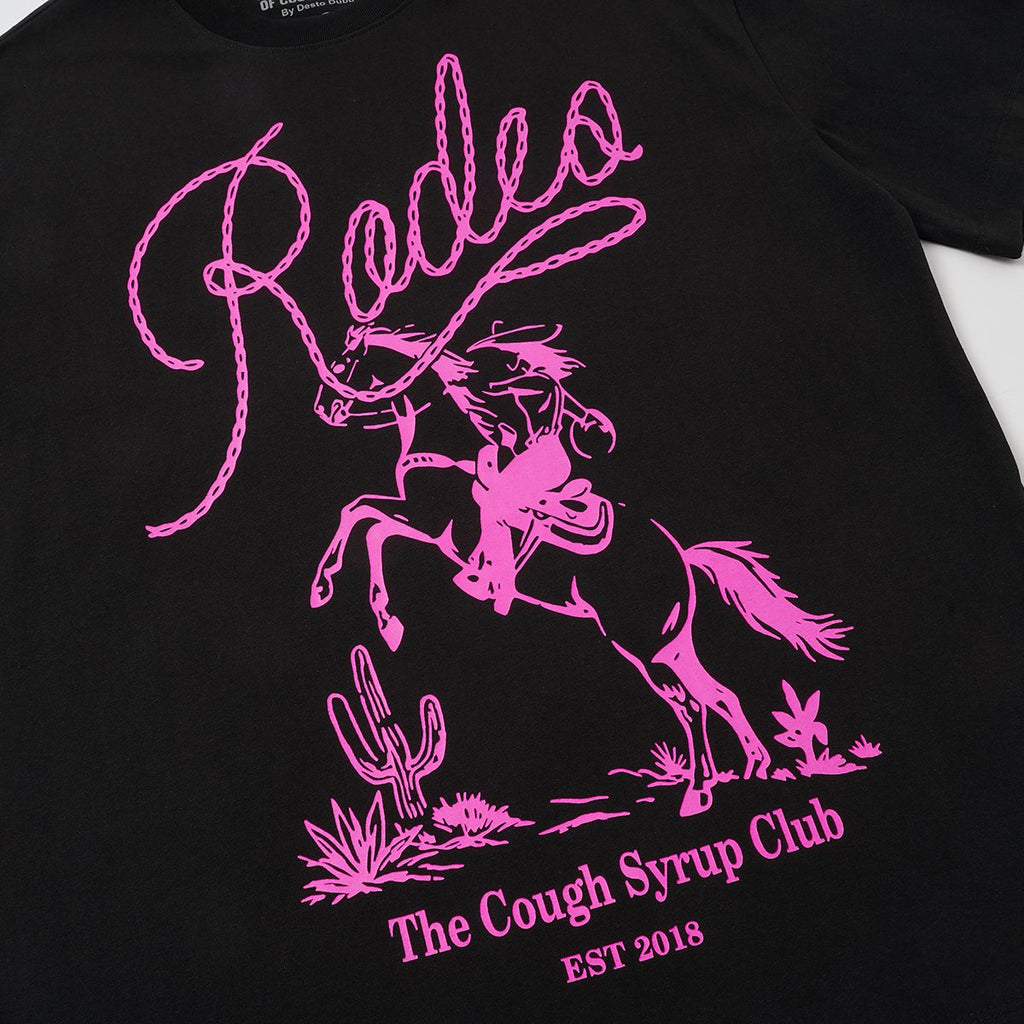 THAT'S A AWFUL LOT OF COUGH SYRUP Rodeo Graphic Short-Sleeve T-Shirt — detail