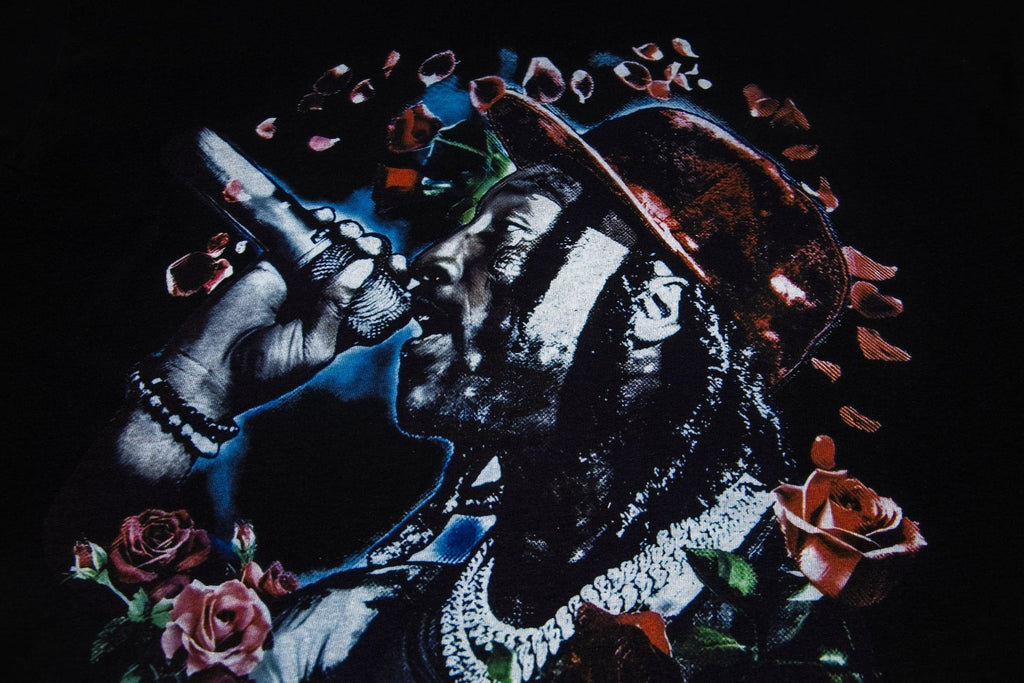 ASAALL Portrait Rose Graphic T-Shirt — detail