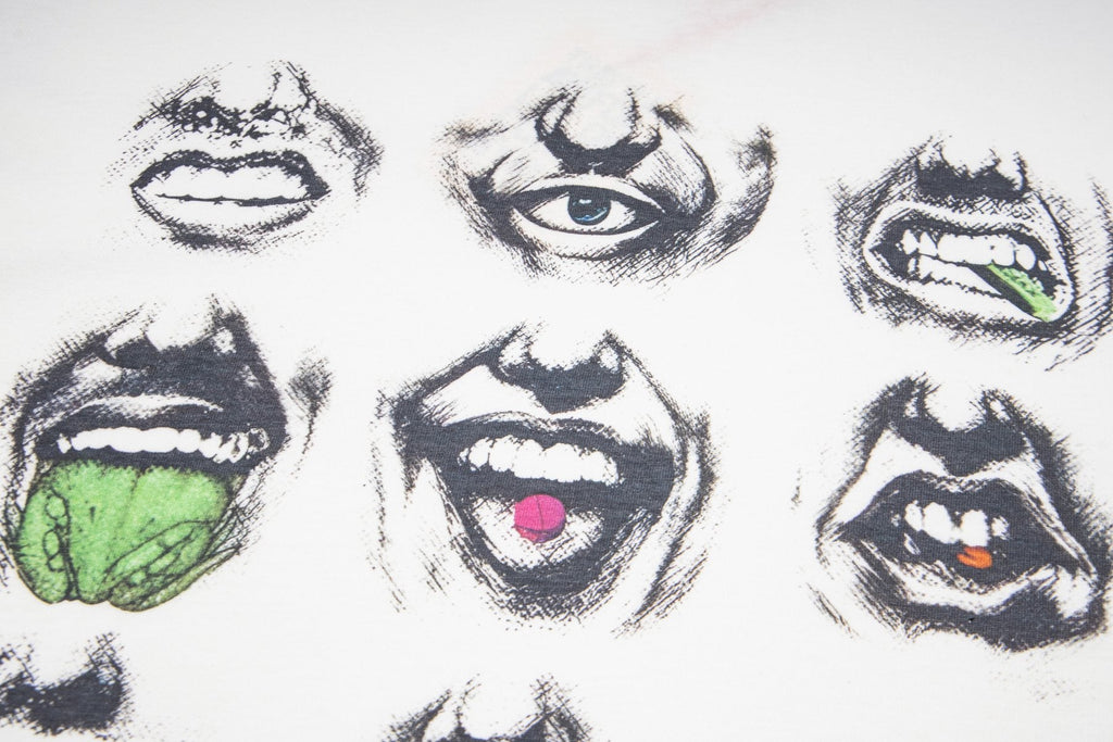 ASAALL Mouth & Eye Graphic Short-Sleeve T-Shirt — detail