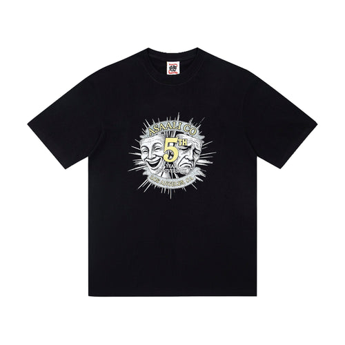 ASAALL Theatrical Mask Graphic T-Shirt — hero