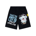 THAT'S A AWFUL LOT OF COUGH SYRUP Black Graphic Shorts — hero