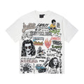 SAINT White Collage Graphic Short-Sleeve T-Shirt — hero