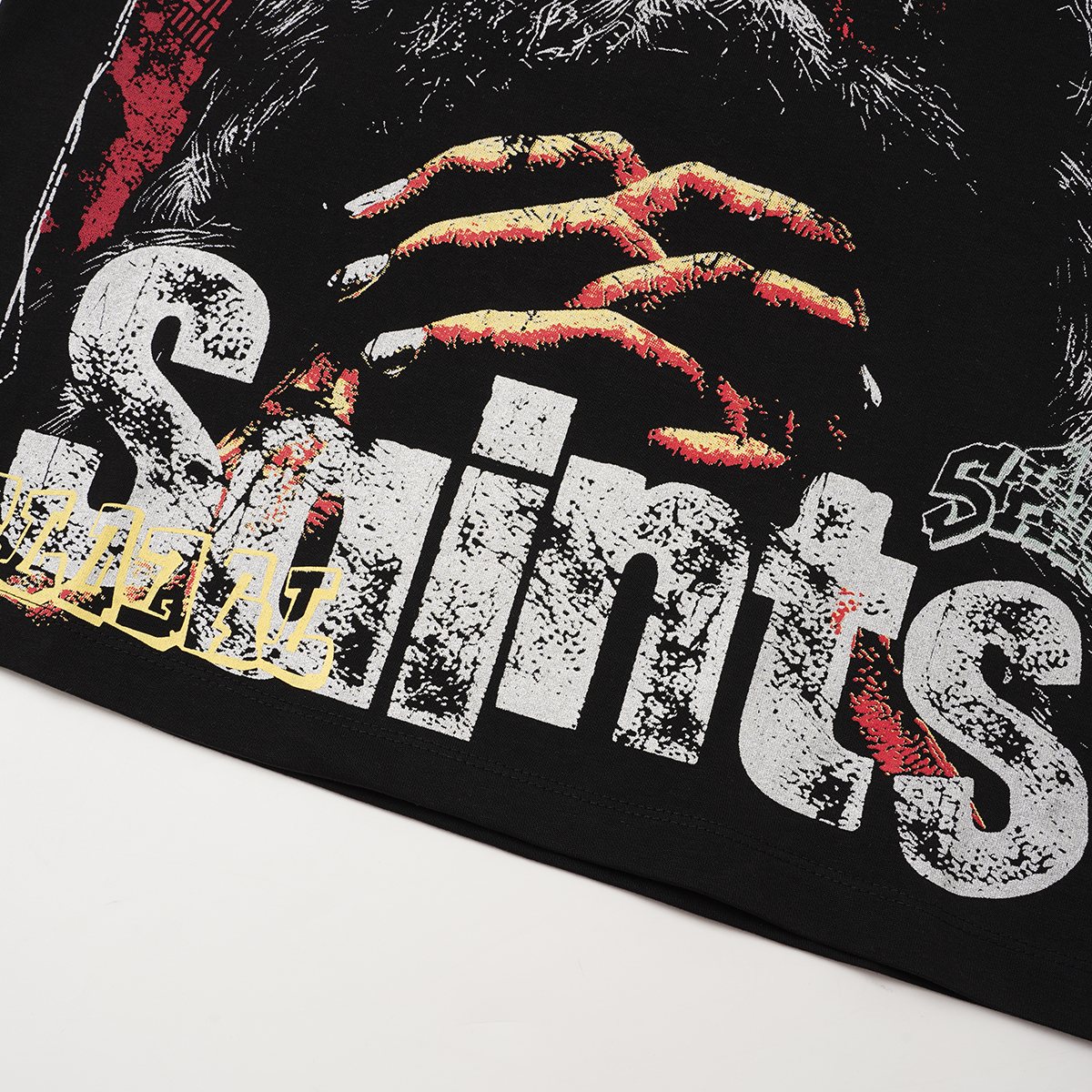 SAINT Portrait Graphic T-Shirt — detail