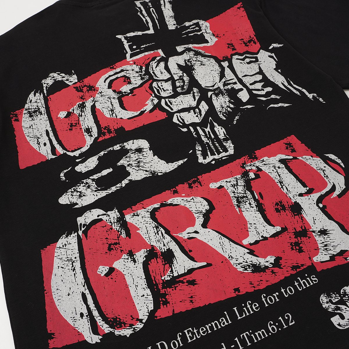 SAINT Portrait Graphic T-Shirt — detail