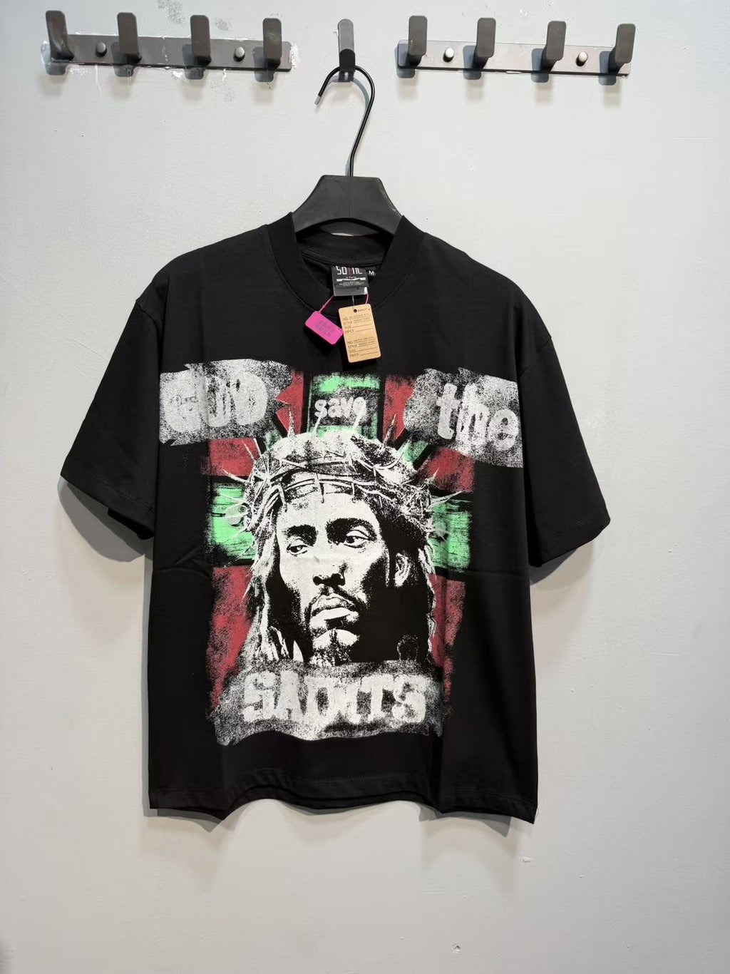 SAINT Jesus Graphic Short-Sleeve T-Shirt — front