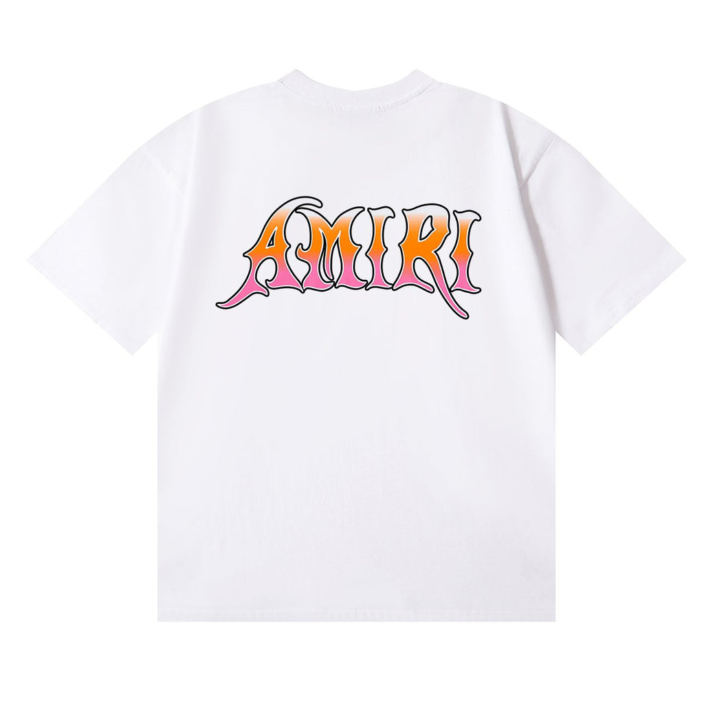 AMIRI Chest and Back Graphic Short-Sleeve T-Shirt — back