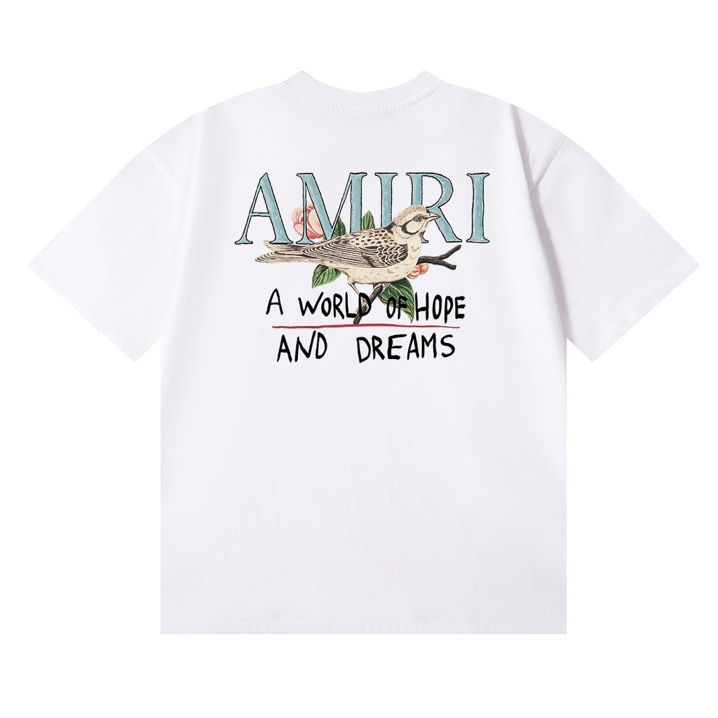 AMIRI Hope and Dreams Bird Graphic T-Shirt — back