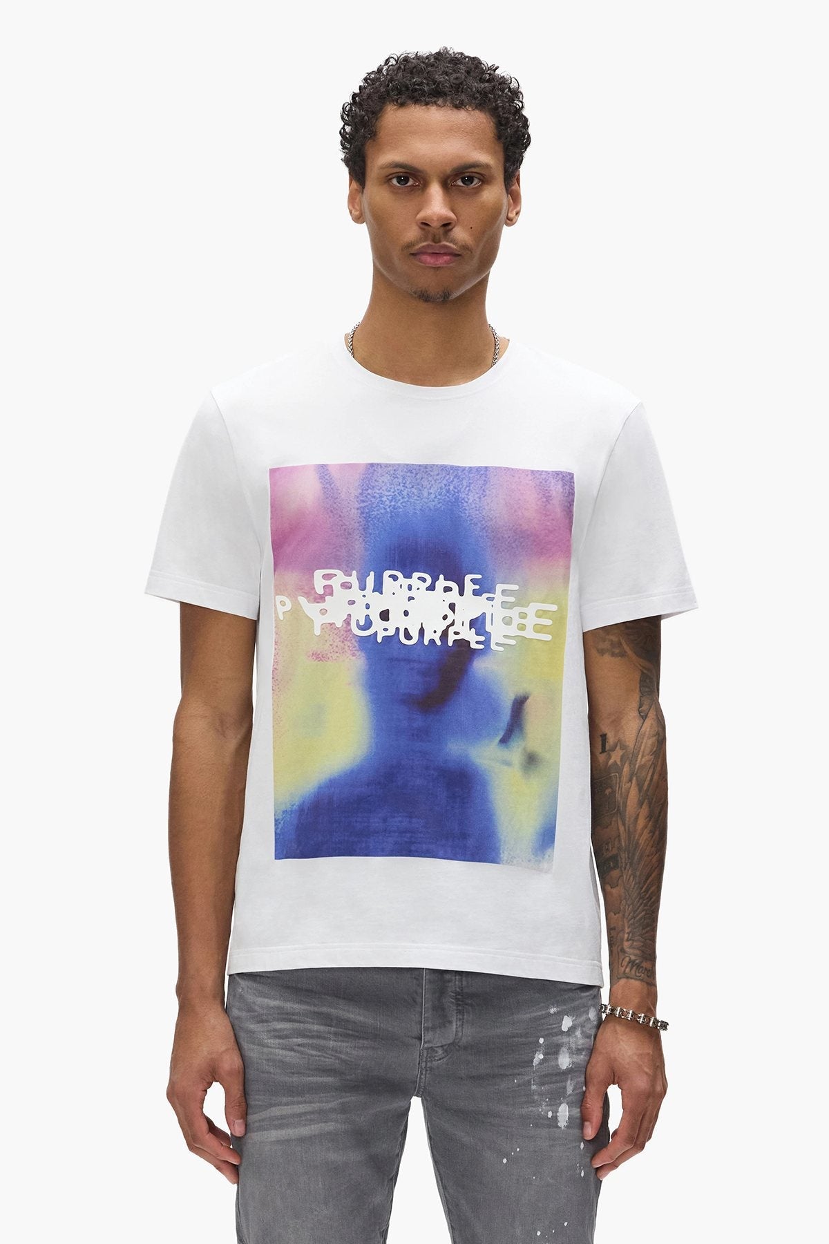 Purple Brand Afterimage Graphic T-Shirt — hero