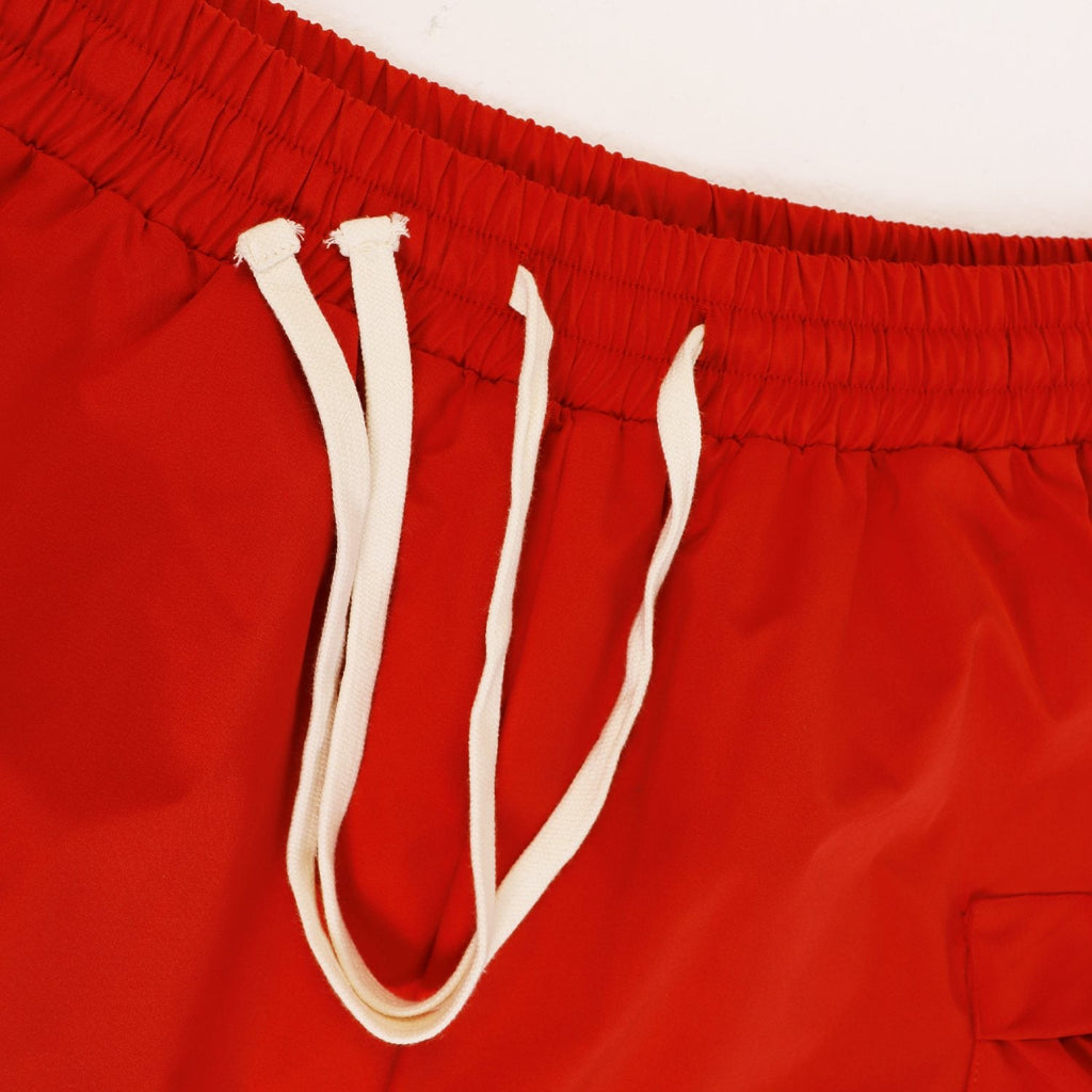 SAINT Vanity Embroidered Snap-Button Cargo Shorts — detail