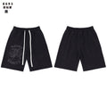 SAINT Vanity Rhinestone Drawstring Shorts — front