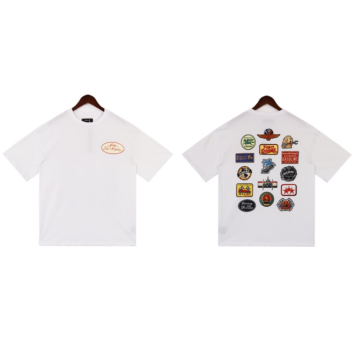 AMIRI Multi-Patch Back Graphic T-Shirt — front