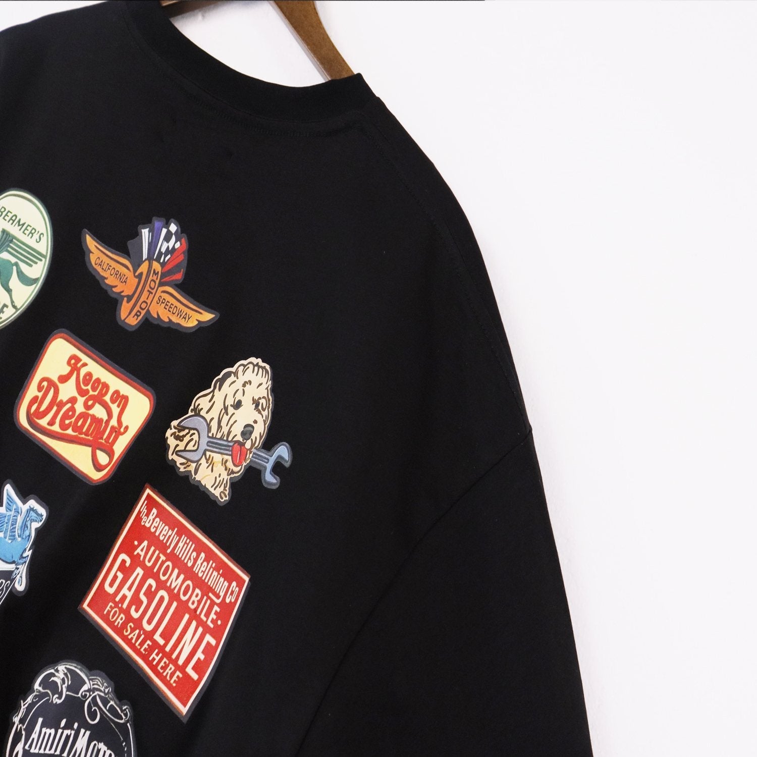 AMIRI Multi-Patch Back Graphic T-Shirt — detail