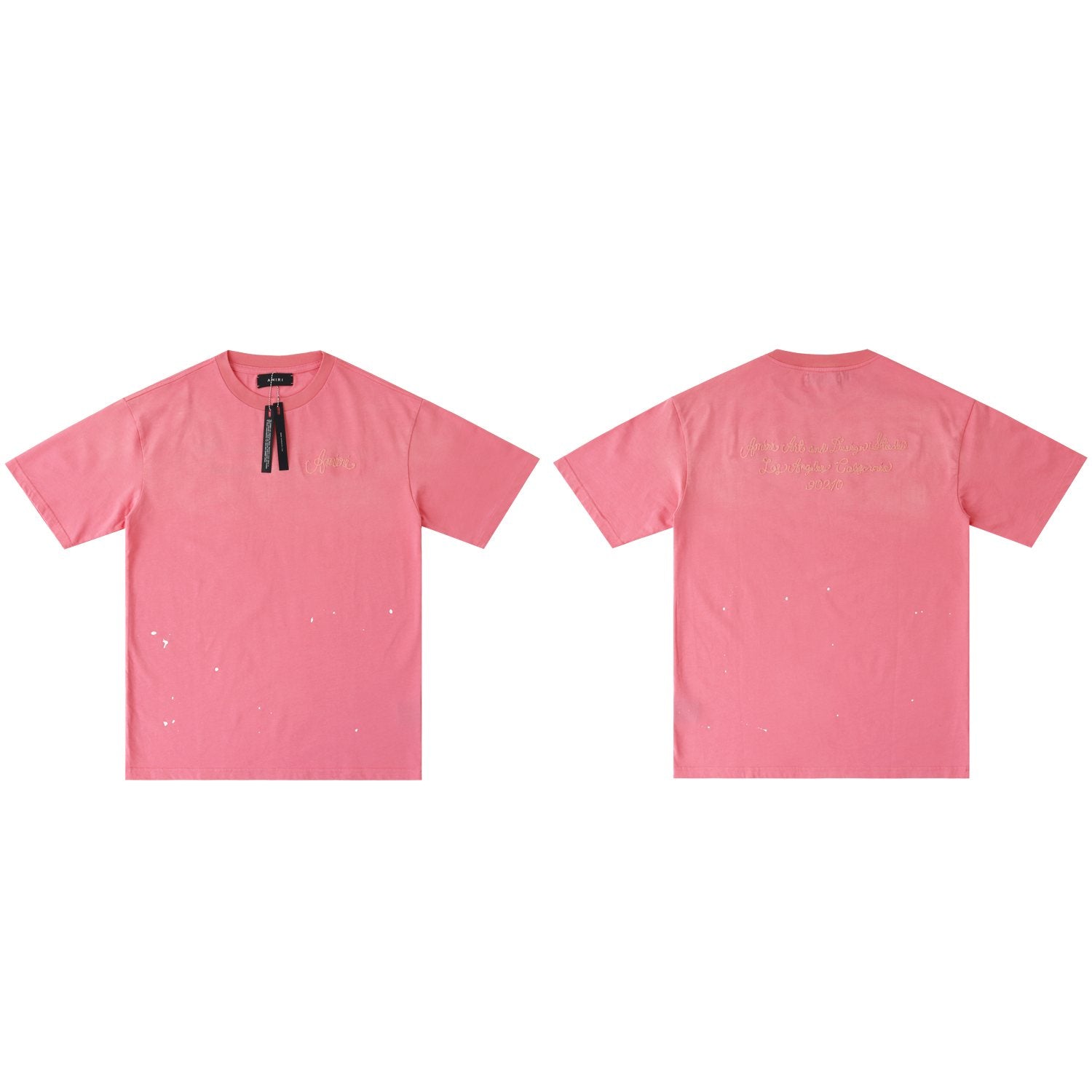 AMIRI Design Studio Paint-Splatter T-Shirt — front