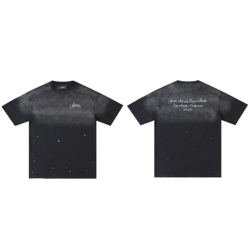 AMIRI Design Studio Paint-Splatter T-Shirt — front