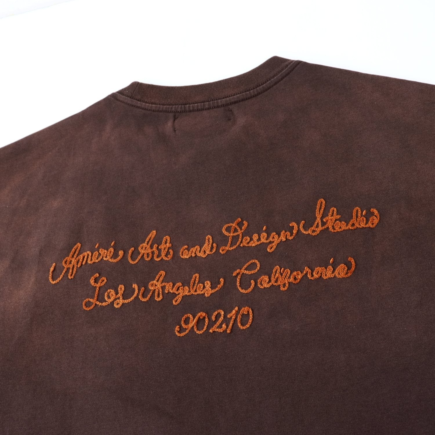 AMIRI Design Studio Paint-Splatter T-Shirt — detail