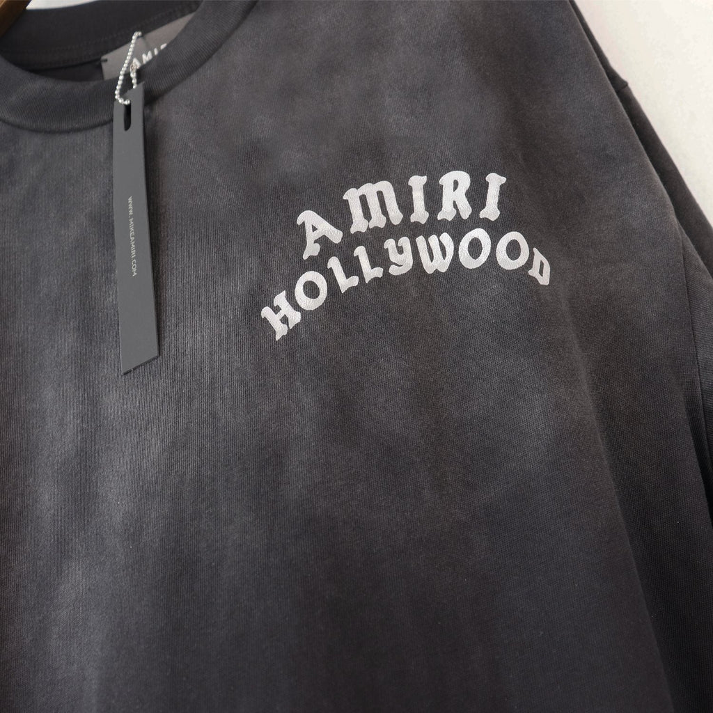 AMIRI Hollywood Graphic Short-Sleeve T-Shirt — hang_tag