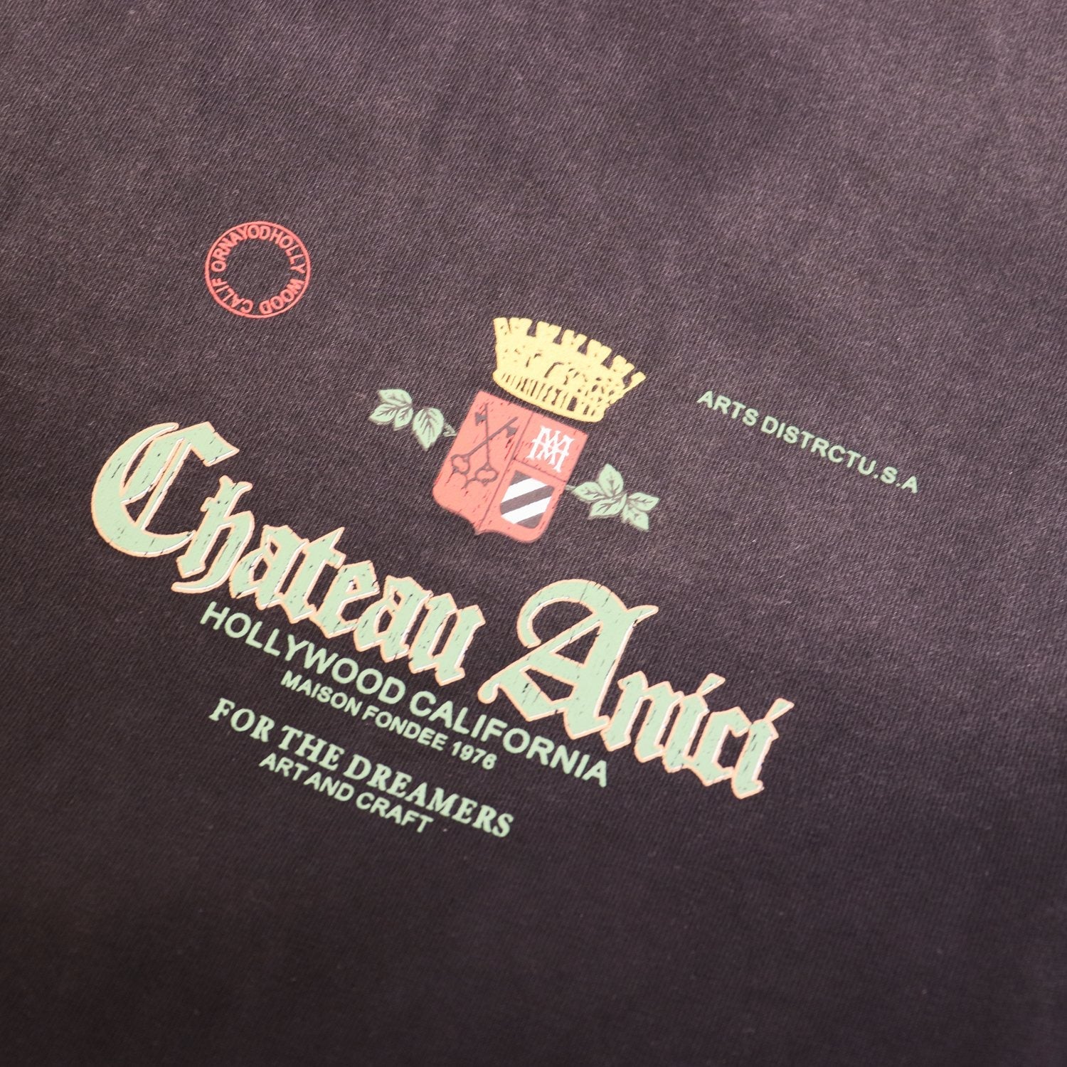 AMIRI Chateau Graphic T-Shirt — detail